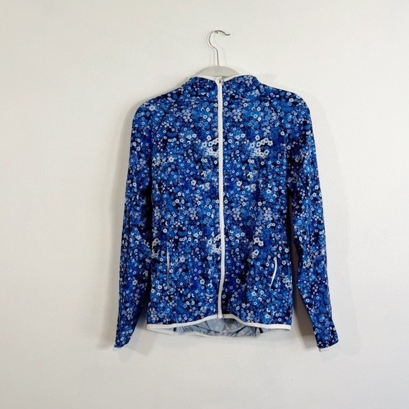 Tory Burch Blue Floral Jacket - Picture 6 of 9